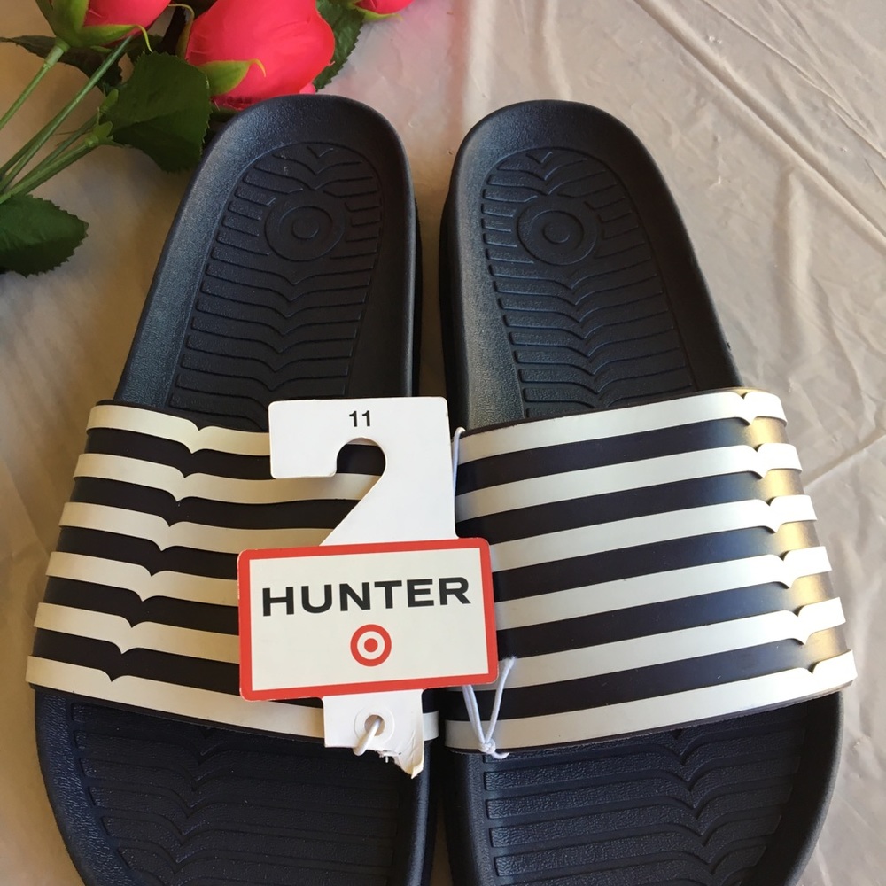 Hunter For Target Slides Blue White Size 11 New